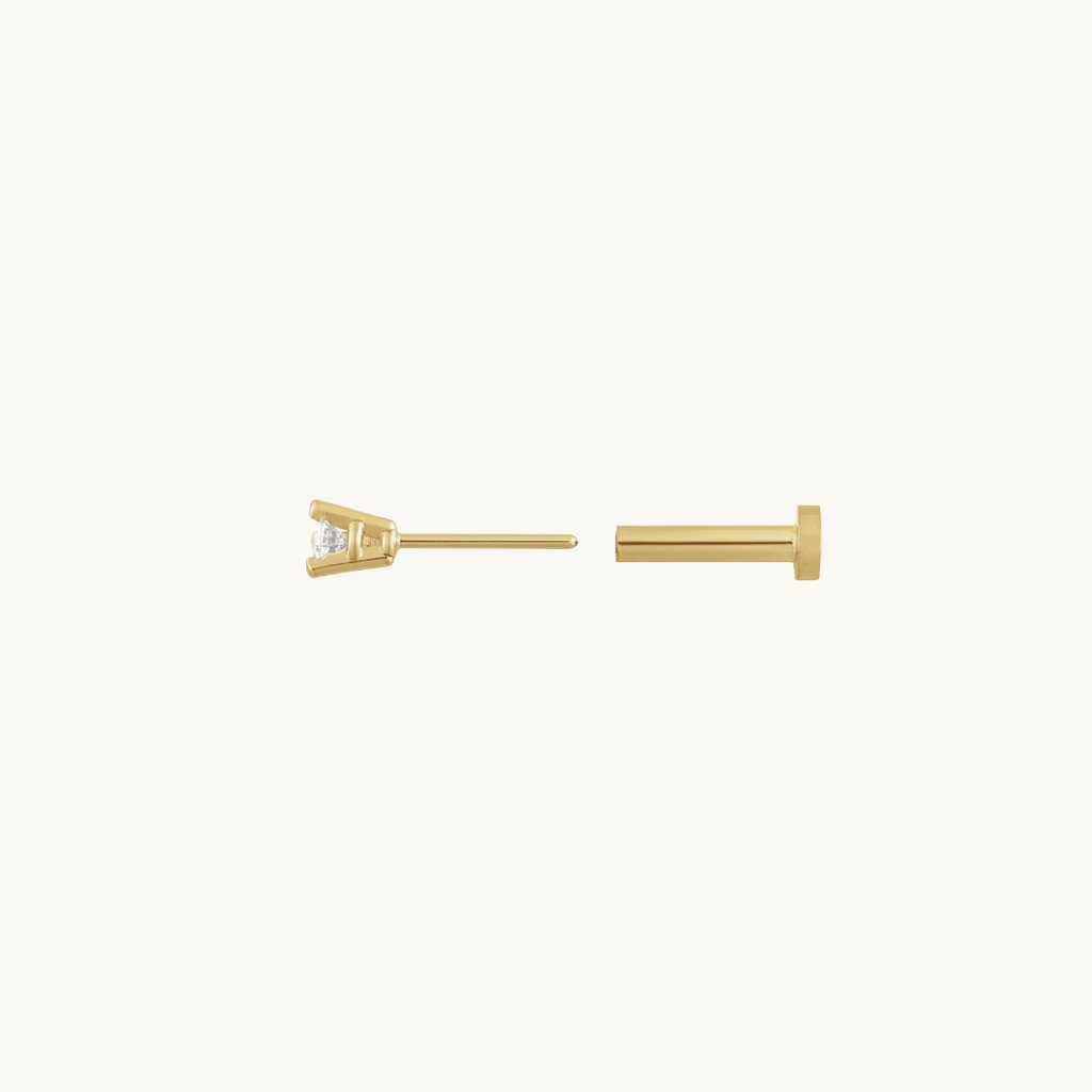 Tri Diamond Studs