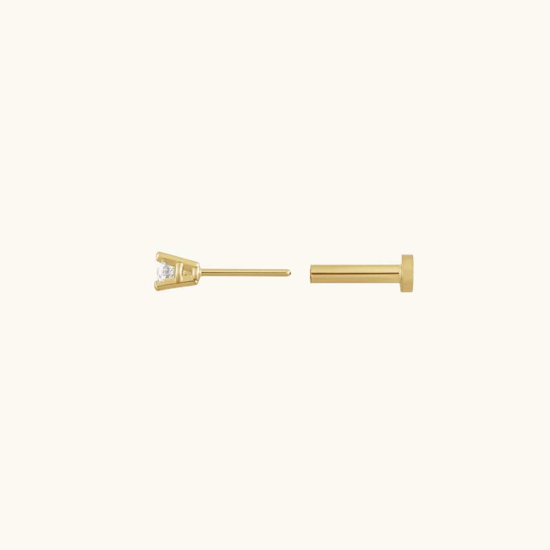 Tri Diamond Studs