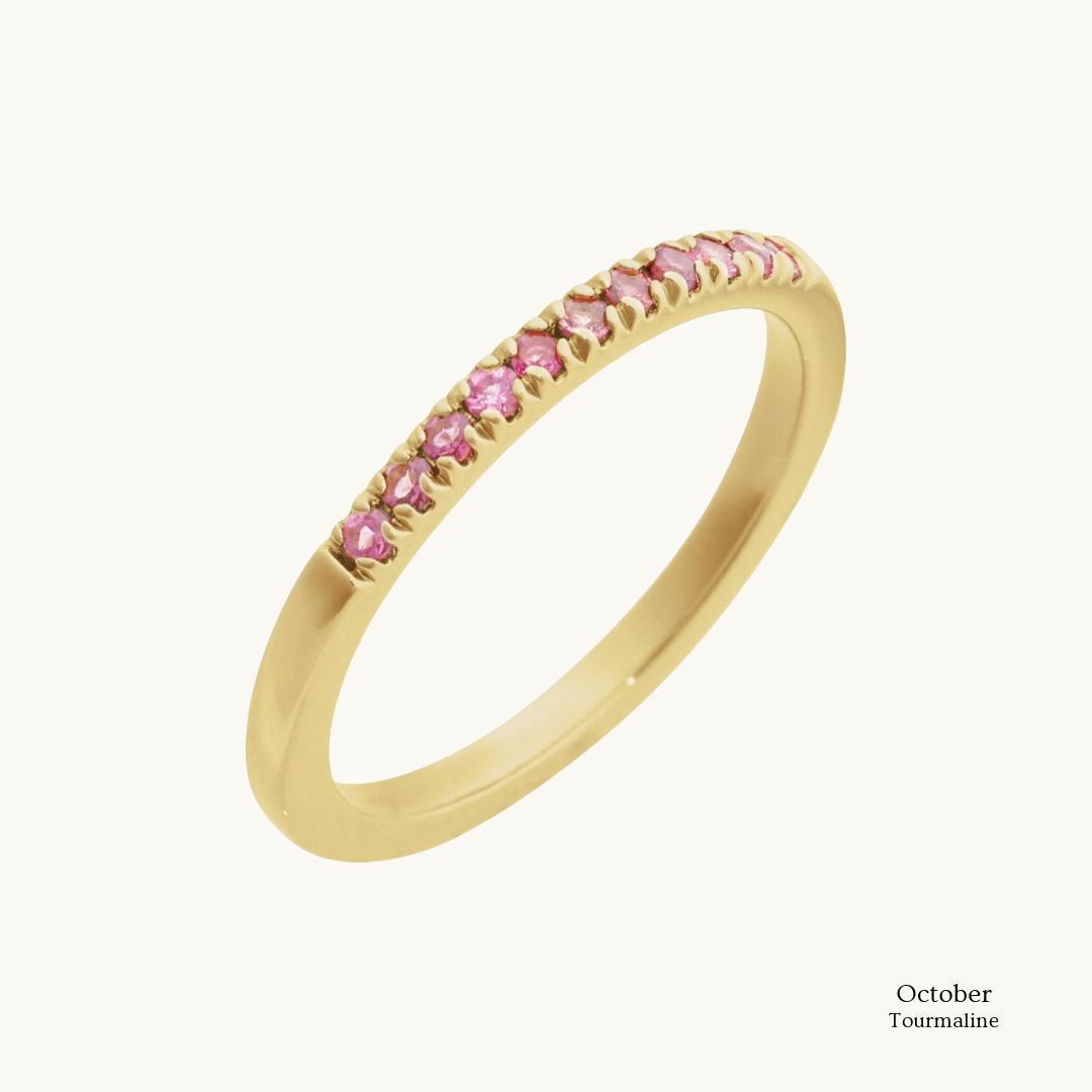 Birthstone Stacker Ring