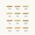Birthstone Stacker Ring