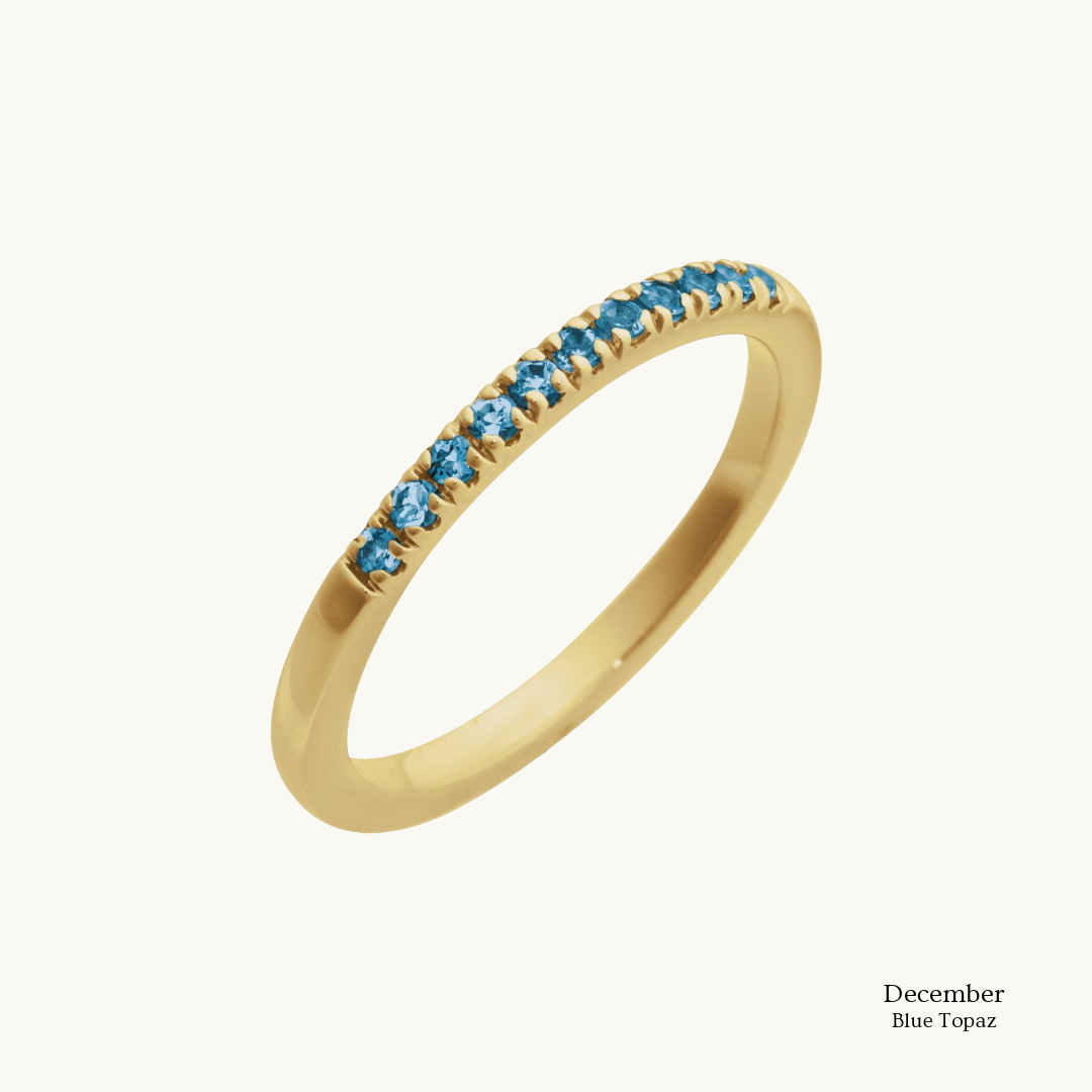 Birthstone Stacker Ring