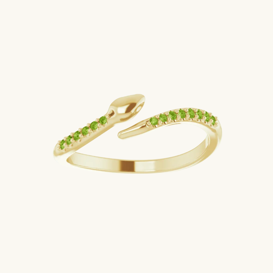 Serpent Ring (Peridot)