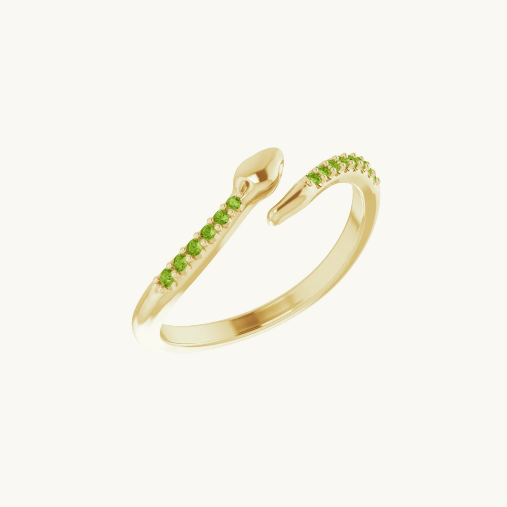 Serpent Ring (Peridot)