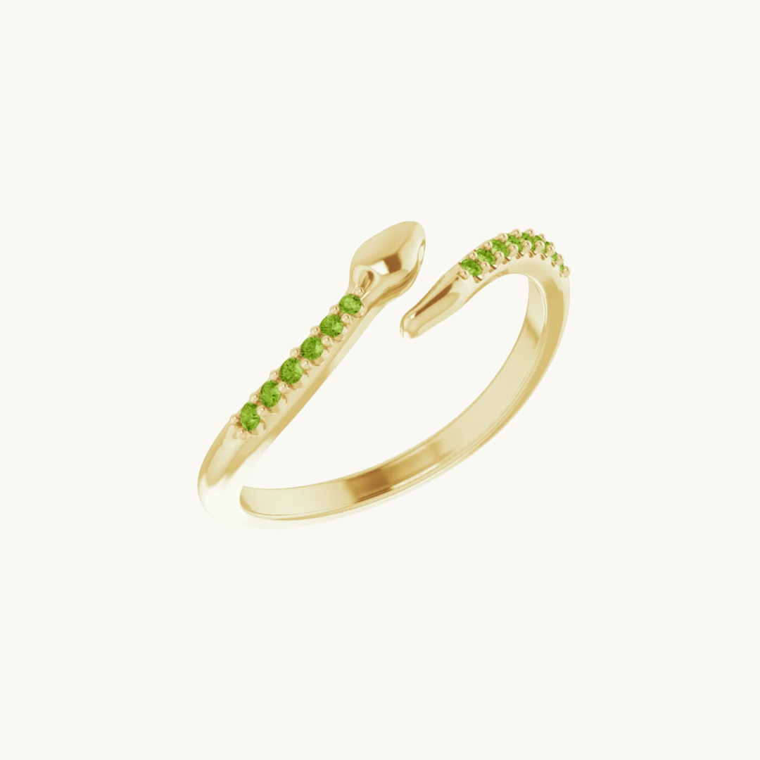 Serpent Ring (Peridot)