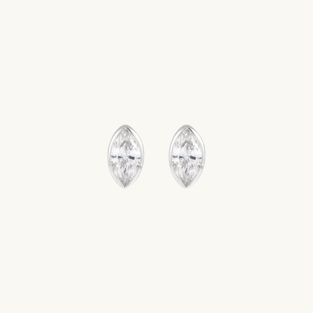 Marquise Diamond Studs