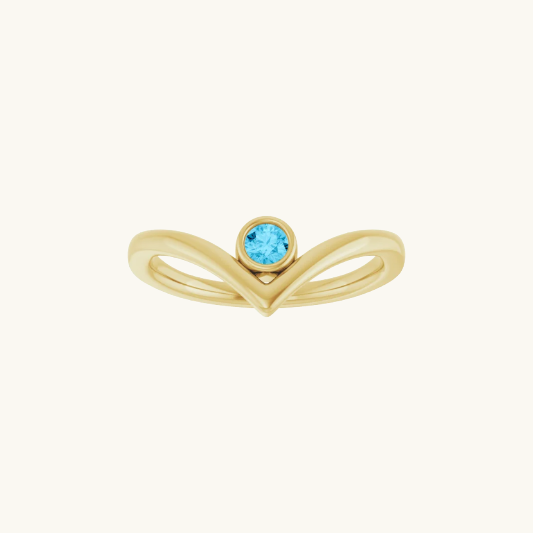 Ocean Eye Ring (Aquamarine)