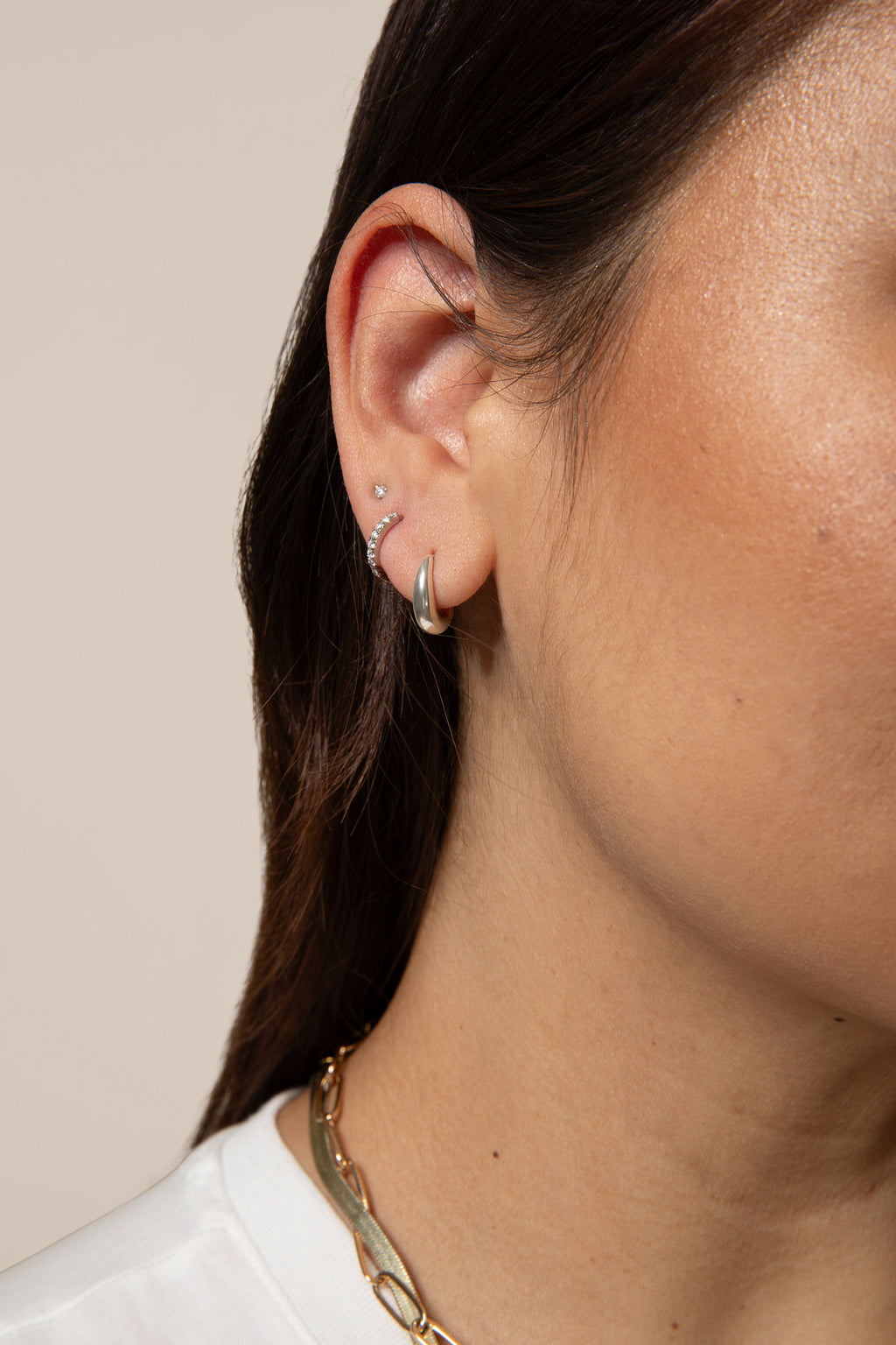 Teardrop Hoops