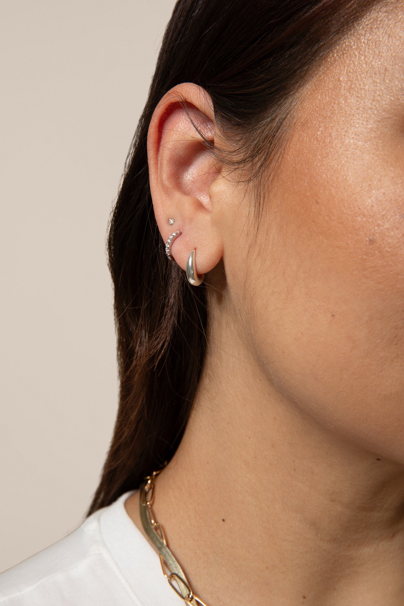 Teardrop Hoops